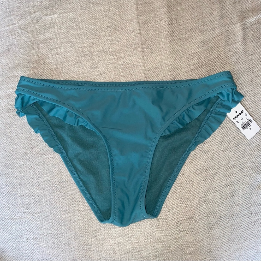 Express ruffle bikini bottom